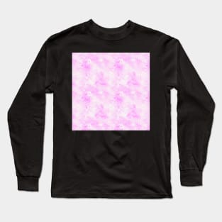 Pink paint splatter / tie dye Long Sleeve T-Shirt